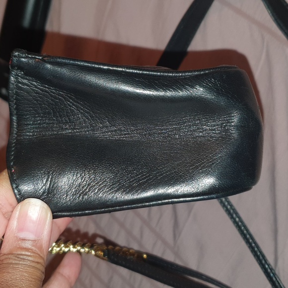 Judith Leiber Black Leather Quilted Mini Bag - Picture 8 of 14